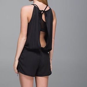 Black Lululemon Heat the Street Romper